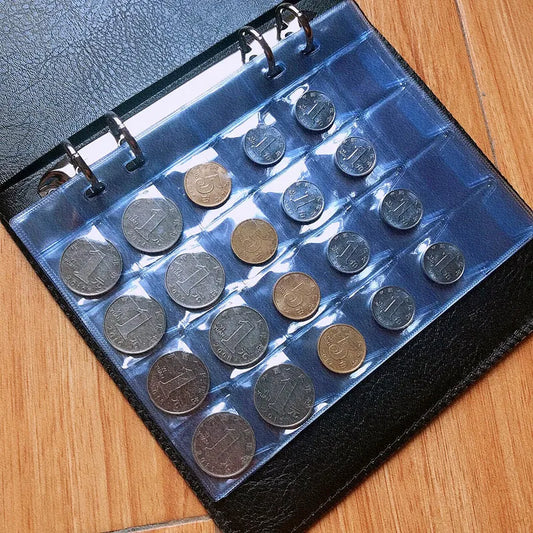 480/120-Pocket Large-Capacity Coin Collection Album – Ancient Coin Binder & Royal Commemorative Coin Folder