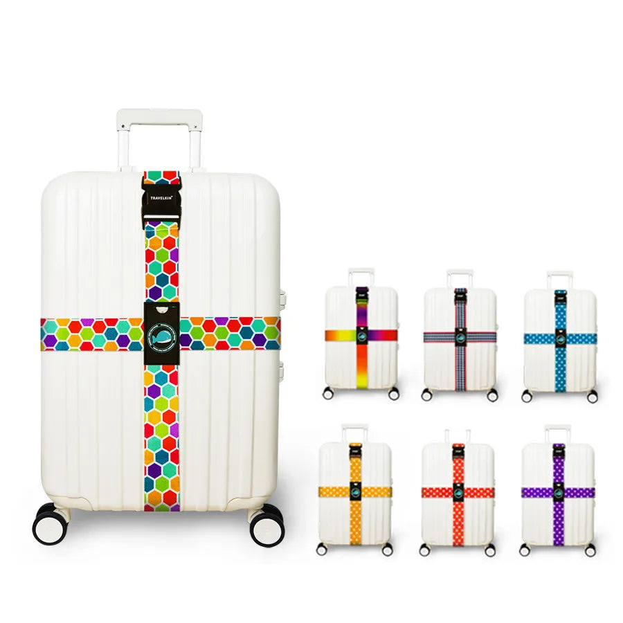 Anti-Theft Adjustable Cross Strap Luggage Buckle