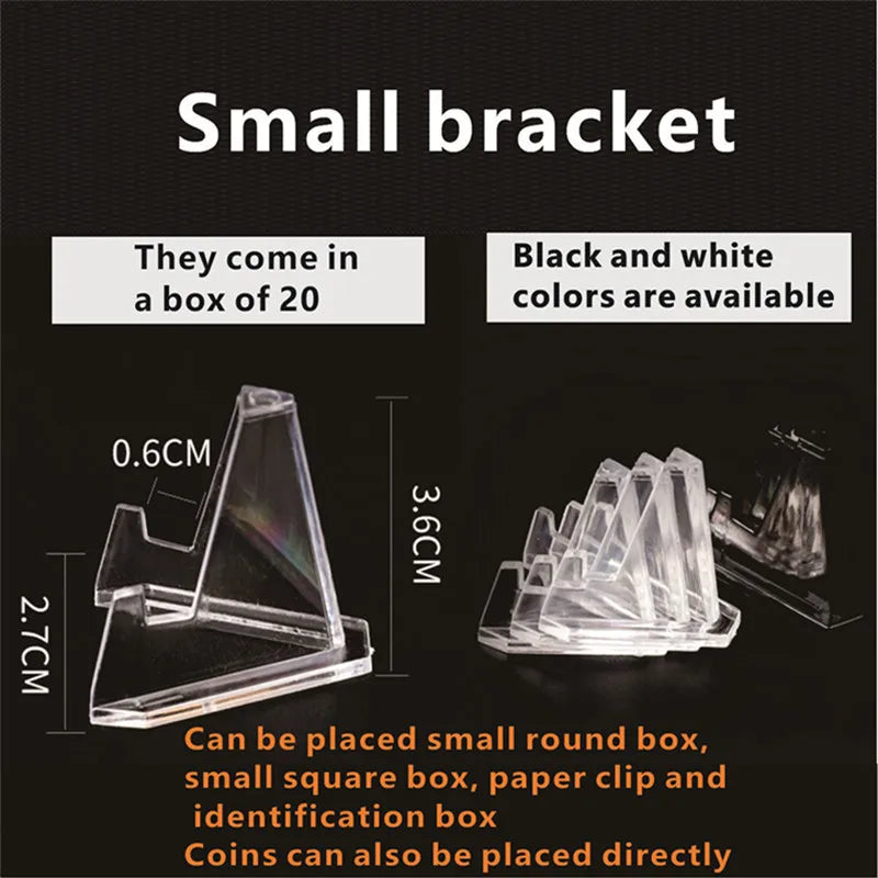 Large Display Bracket for Commemorative Badges, Coins and Coin Capsules