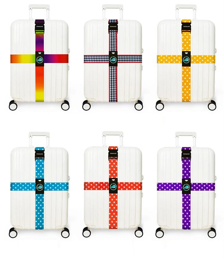 Anti-Theft Adjustable Cross Strap Luggage Buckle